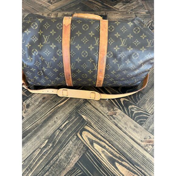 Louis Vuitton Keepal Bandouliere 45 Travel Bag Authentic Monogrammed Mobwife - Picture 3 of 16